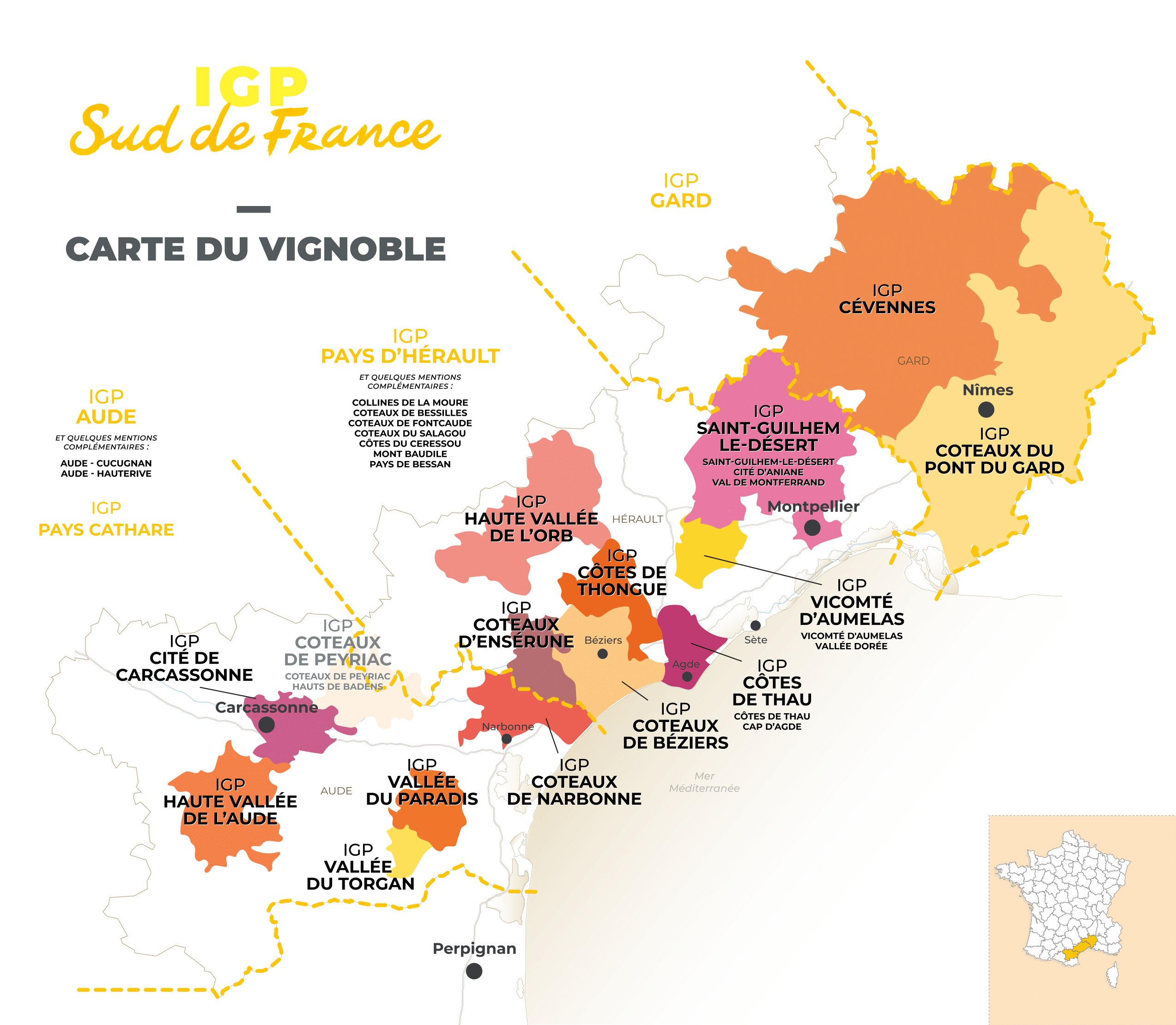 Carte du vignoble