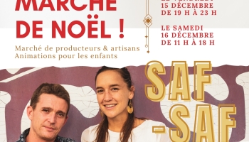 Affiche marché de noël