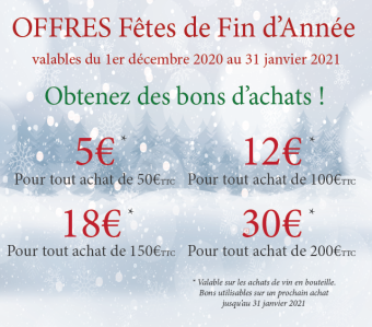 Offres fêtes de fin d’année !