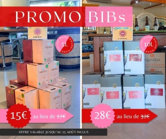 Promo BIBs : Rouge & Rosé