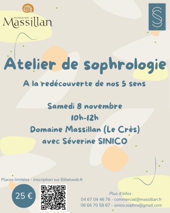 Atelier Sophrologie Samedi 8 novembre