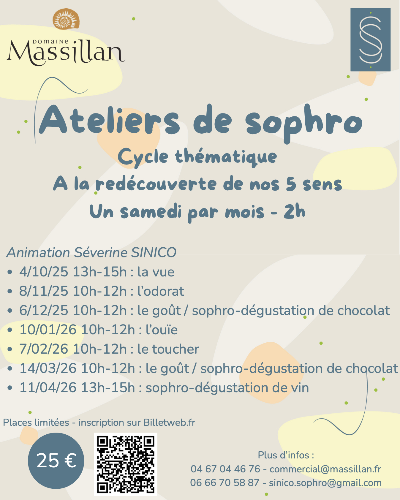 Ateliers Sophro – Prochaines dates